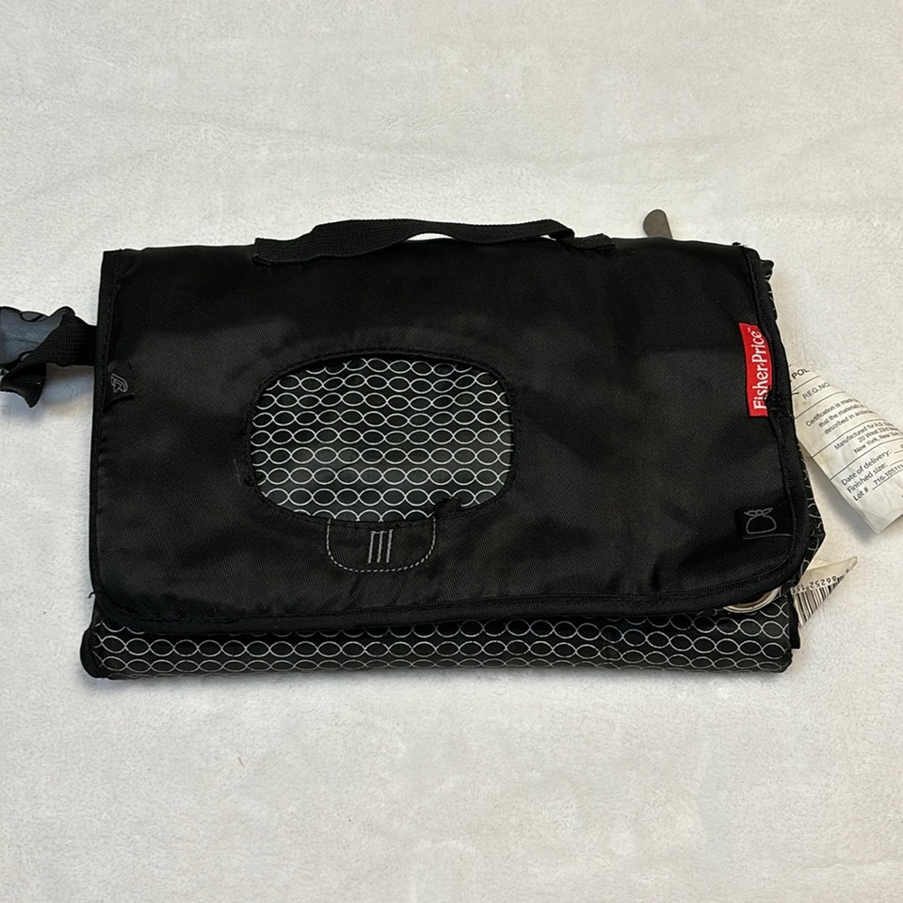 Fisher Price Black Portable Changing Pad